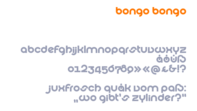 Font BongoBongo